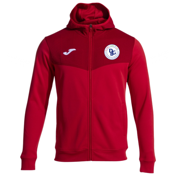 Kapuzen Jacke Navy, Rot oder Blau mit Logo